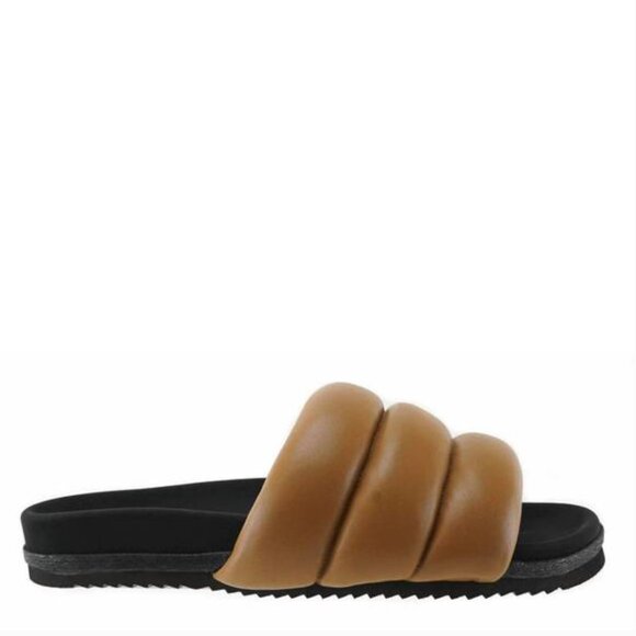 ROAM women's super puff cognac slides 37/7 - Picture 1 of 11